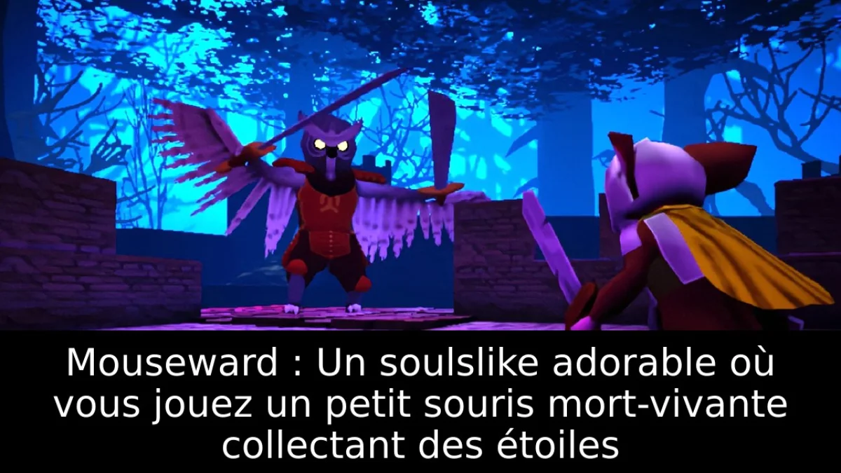 Mouseward : Un soulslike adorable où vous jouez un petit souris mort-vivante collectant des étoiles
