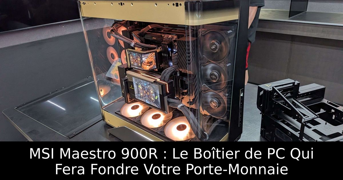 MSI Maestro 900R : Le Boîtier de PC Qui Fera Fondre Votre Porte-Monnaie