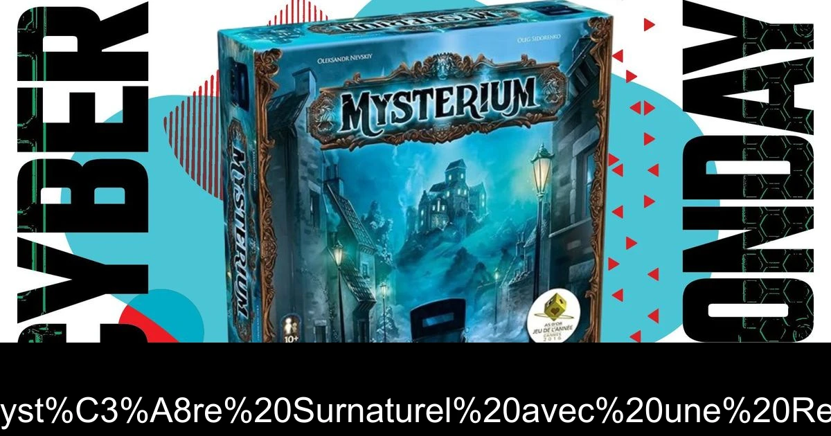 Mysterium : Plongez dans un Mystère Surnaturel avec une Remise de 20% ce Cyber Monday