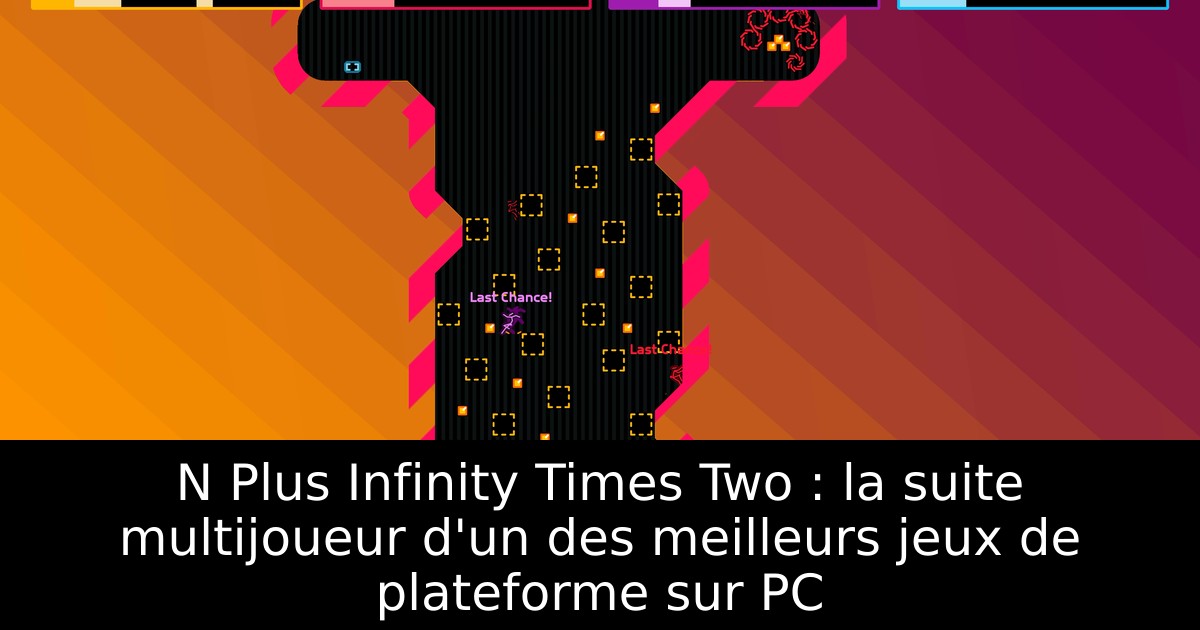 N Plus Infinity Times Two : la suite multijoueur d'un des meilleurs jeux de plateforme sur PC
