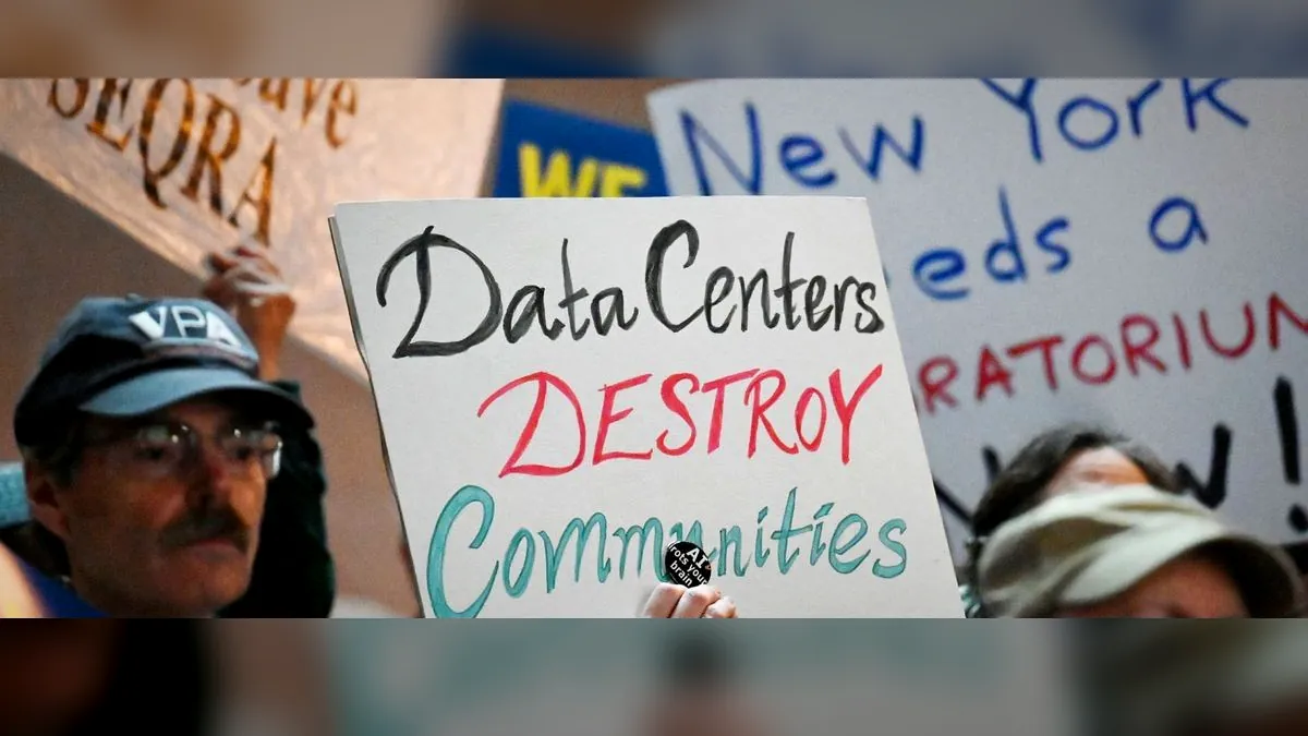 New York impose une pause sur la construction de centres de données AI
