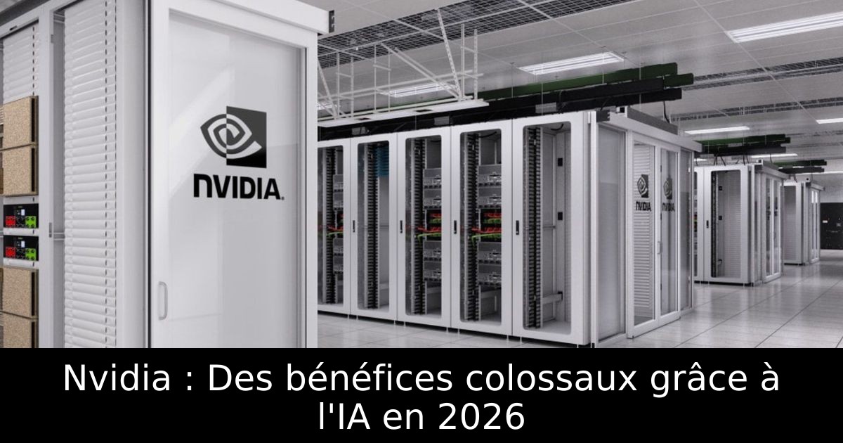 Nvidia : Des bénéfices colossaux grâce à l'IA en 2026