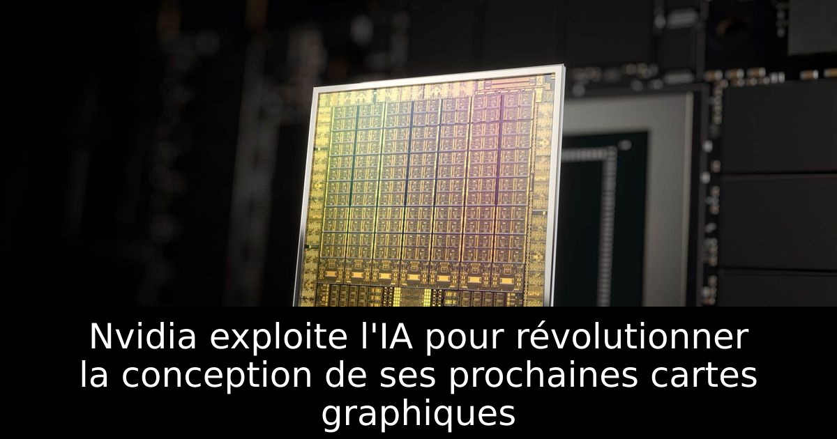 Nvidia exploite l'IA pour révolutionner la conception de ses prochaines cartes graphiques