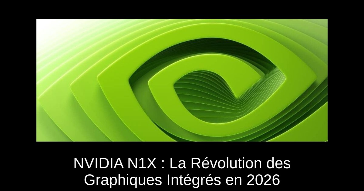 NVIDIA N1X : La Révolution des Graphiques Intégrés en 2026