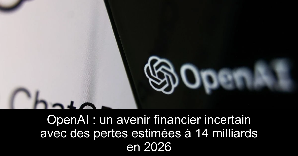 OpenAI : un avenir financier incertain avec des pertes estimées à 14 milliards en 2026