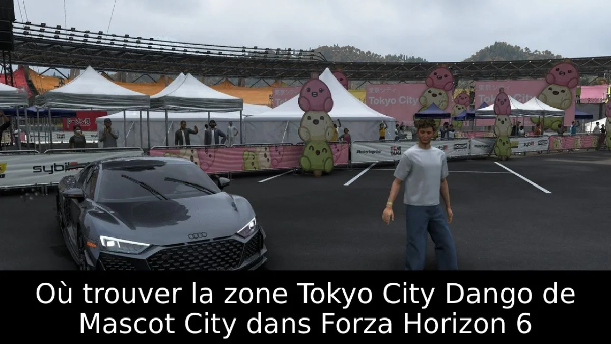 Où trouver la zone Tokyo City Dango de Mascot City dans Forza Horizon 6