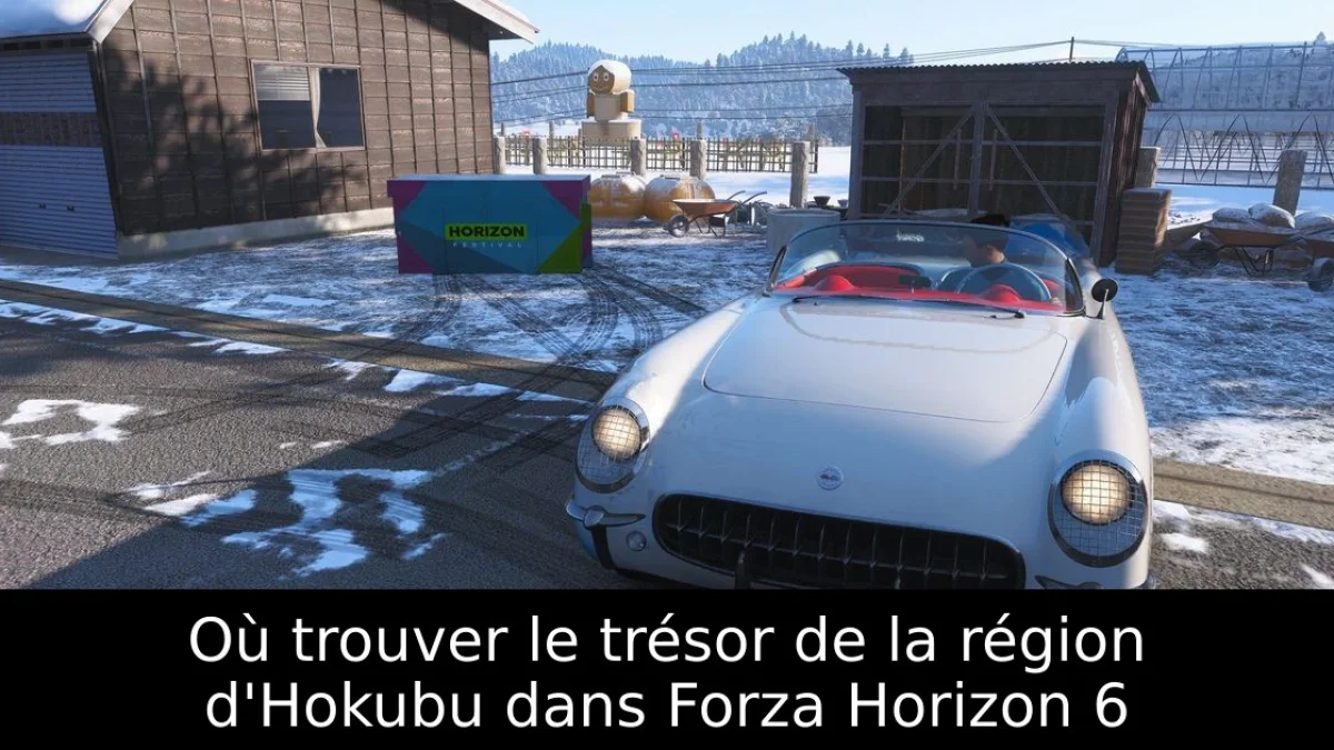 Où trouver le trésor de la région d'Hokubu dans Forza Horizon 6