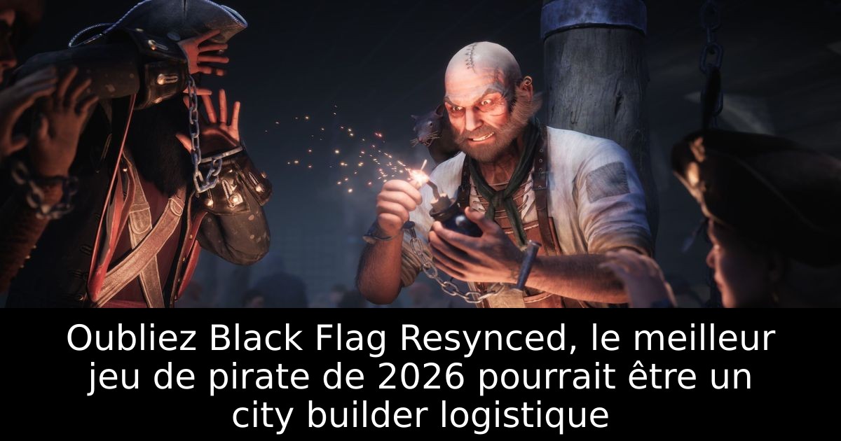 Oubliez Black Flag Resynced, le meilleur jeu de pirate de 2026 pourrait être un city builder logistique