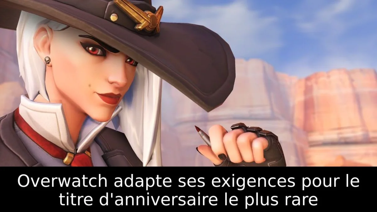 Overwatch adapte ses exigences pour le titre d'anniversaire le plus rare