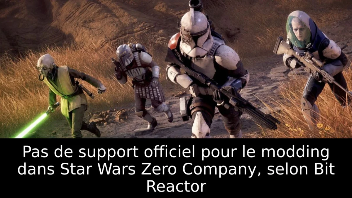 Pas de support officiel pour le modding dans Star Wars Zero Company, selon Bit Reactor