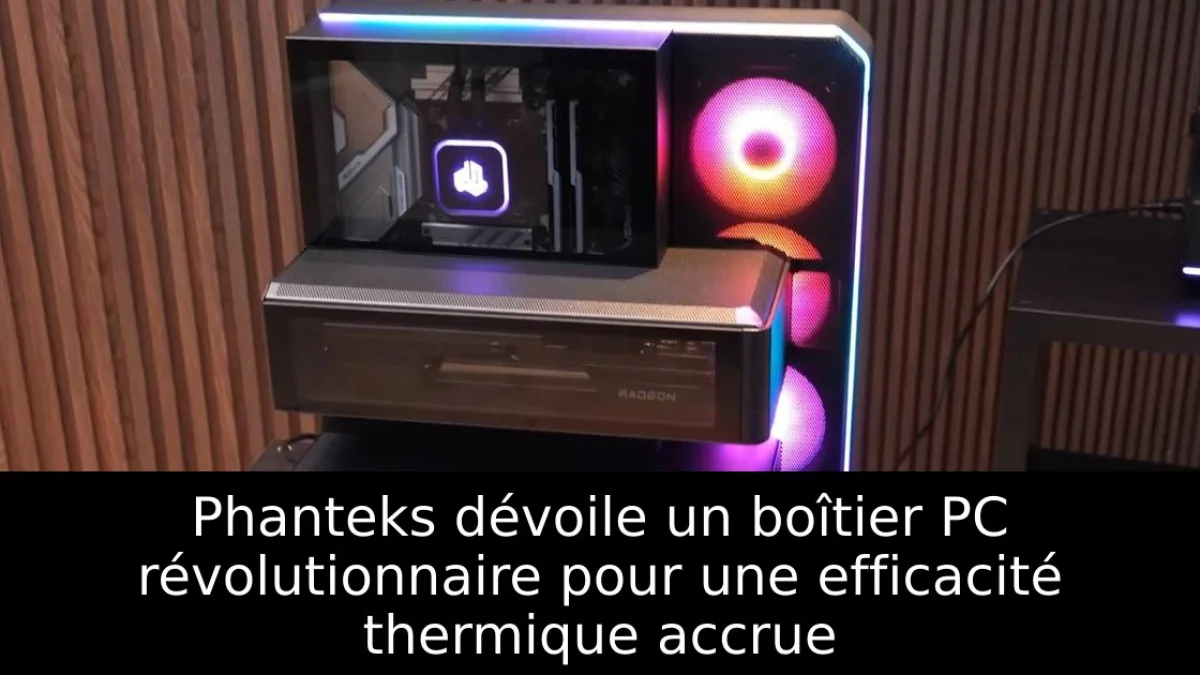 Phanteks dévoile un boîtier PC révolutionnaire pour une efficacité thermique accrue