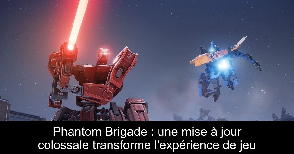 Phantom Brigade : une mise à jour colossale transforme l'expérience de jeu