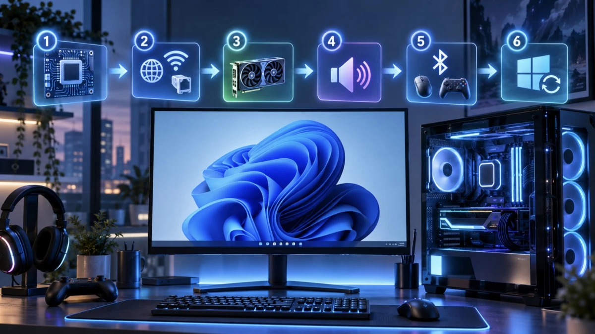 Quels pilotes installer après Windows 11 et dans quel ordre ?