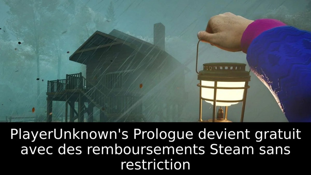 PlayerUnknown's Prologue devient gratuit avec des remboursements Steam sans restriction