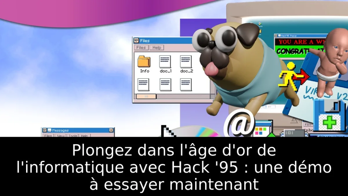 Plongez dans l'âge d'or de l'informatique avec Hack '95 : une démo à essayer maintenant