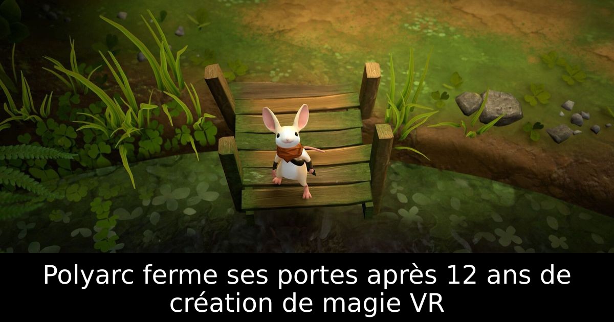 Polyarc ferme ses portes après 12 ans de création de magie VR