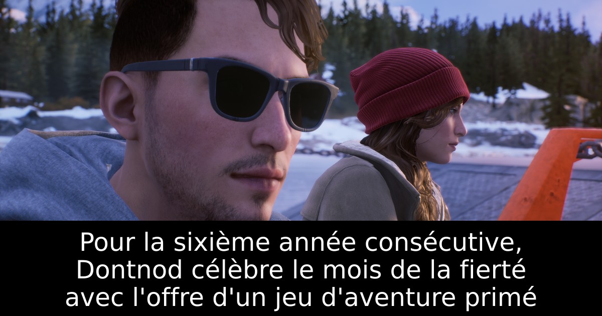 Pour la sixième année consécutive, Dontnod célèbre le mois de la fierté avec l'offre d'un jeu d'aventure primé