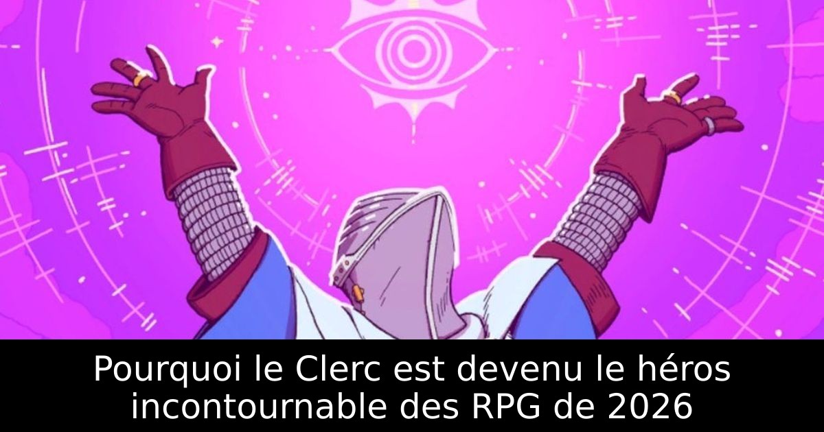 Pourquoi le Clerc est devenu le héros incontournable des RPG de 2026