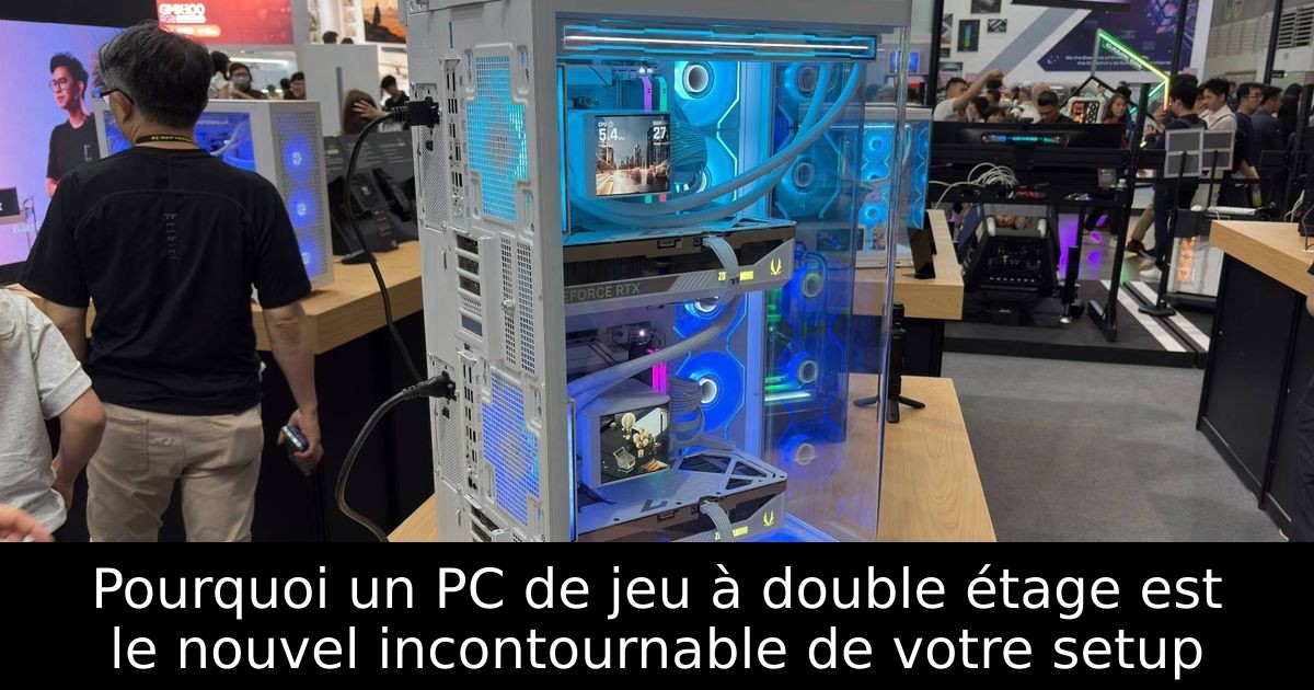 Pourquoi un PC de jeu à double étage est le nouvel incontournable de votre setup