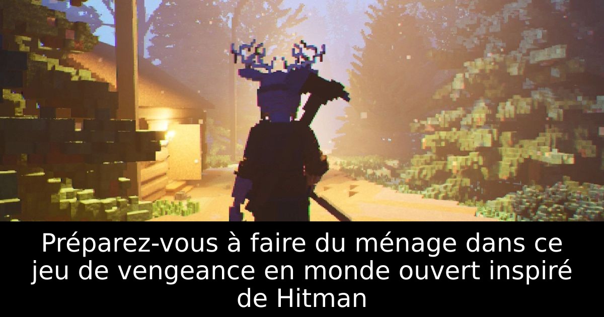 Préparez-vous à faire du ménage dans ce jeu de vengeance en monde ouvert inspiré de Hitman