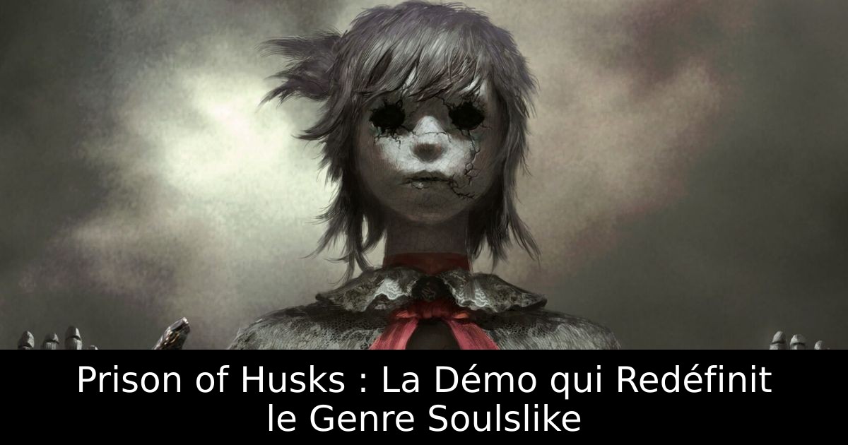 Prison of Husks : La Démo qui Redéfinit le Genre Soulslike