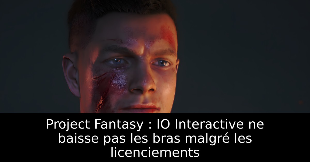Project Fantasy : IO Interactive ne baisse pas les bras malgré les licenciements