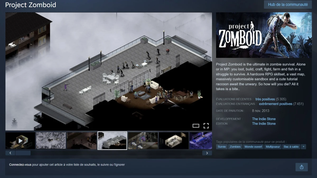 Project Zomboid : Attention aux mods malveillants sur Steam Workshop