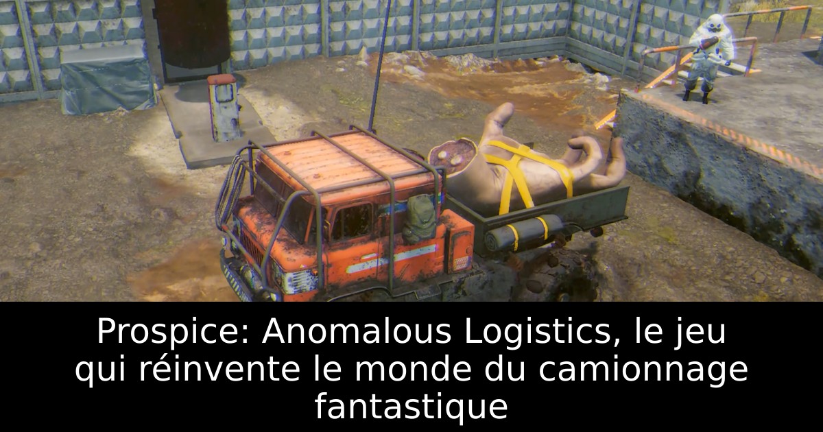 Prospice: Anomalous Logistics, le jeu qui réinvente le monde du camionnage fantastique