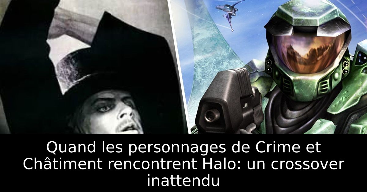 Quand les personnages de Crime et Châtiment rencontrent Halo: un crossover inattendu