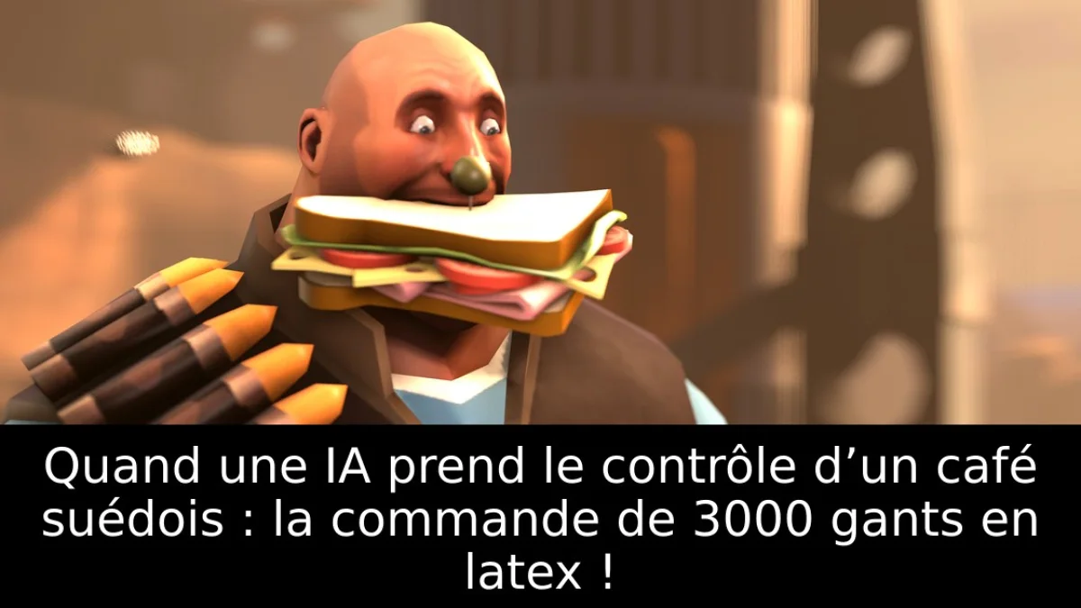 Quand une IA prend le contrôle d’un café suédois : la commande de 3000 gants en latex !