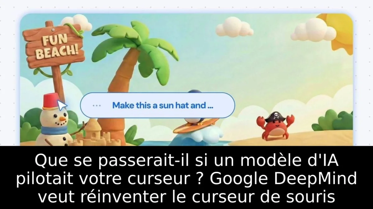Que se passerait-il si un modèle d'IA pilotait votre curseur ? Google DeepMind veut réinventer le curseur de souris