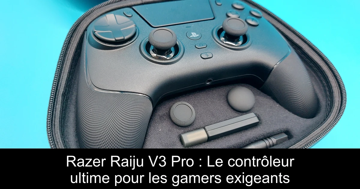 Razer Raiju V3 Pro : Le contrôleur ultime pour les gamers exigeants