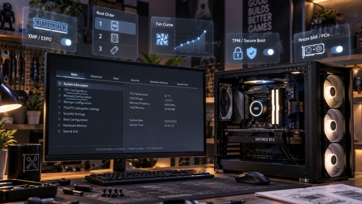 Réglages BIOS indispensables après avoir monté son PC