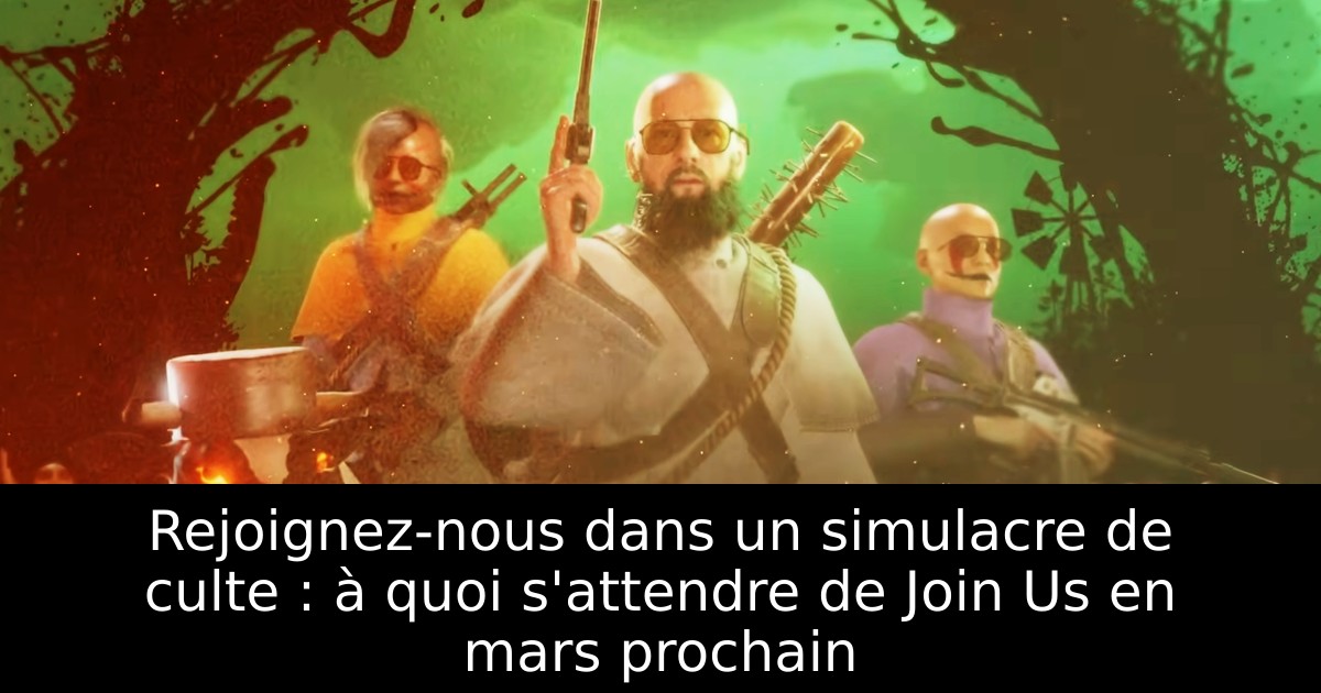 Rejoignez-nous dans un simulacre de culte : à quoi s'attendre de Join Us en mars prochain