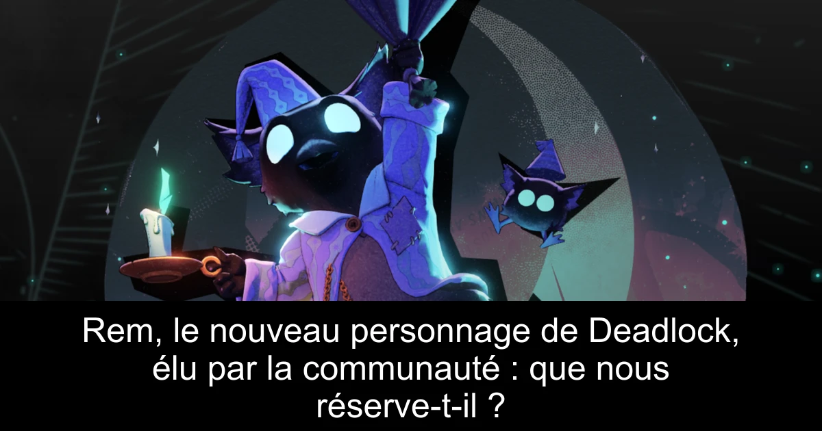 Rem, le nouveau personnage de Deadlock, élu par la communauté : que nous réserve-t-il ?