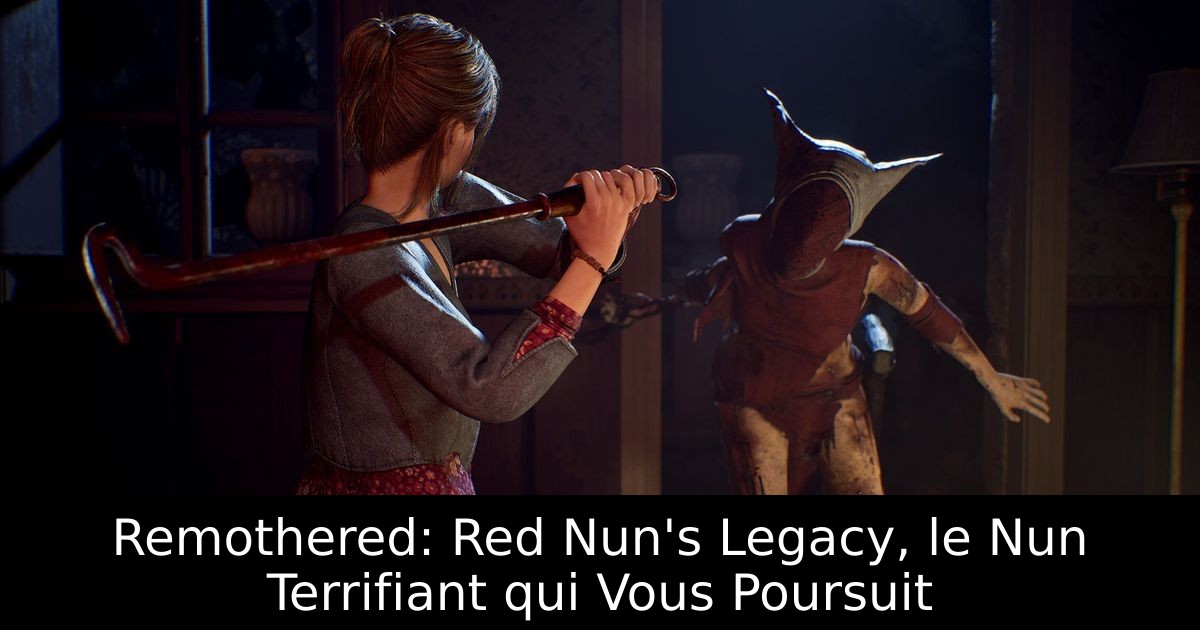 Remothered: Red Nun's Legacy, le Nun Terrifiant qui Vous Poursuit
