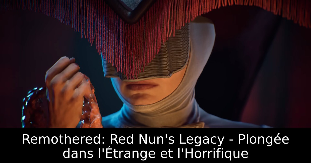 Remothered: Red Nun's Legacy - Plongée dans l'Étrange et l'Horrifique