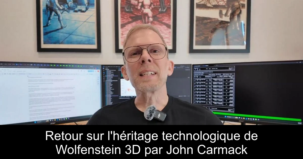 Retour sur l'héritage technologique de Wolfenstein 3D par John Carmack