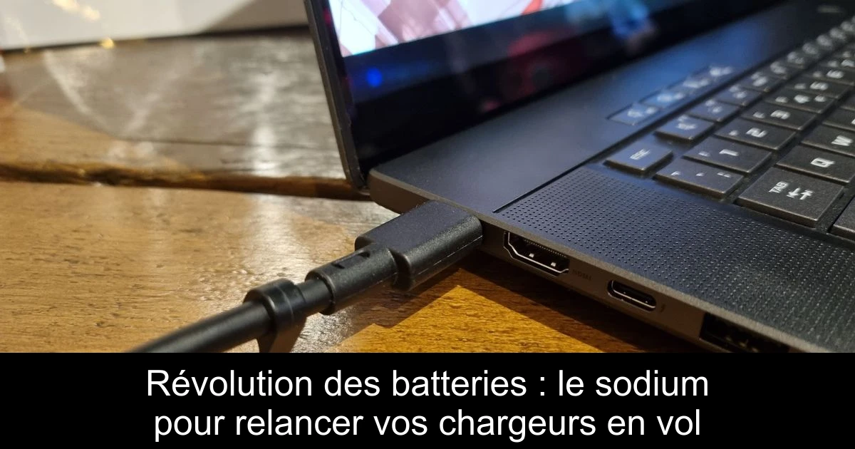 Révolution des batteries : le sodium pour relancer vos chargeurs en vol