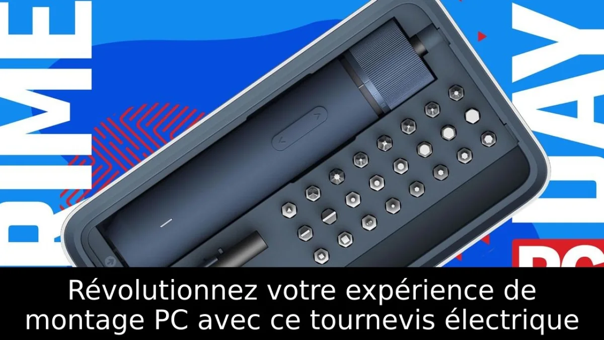 Révolutionnez votre expérience de montage PC avec ce tournevis électrique