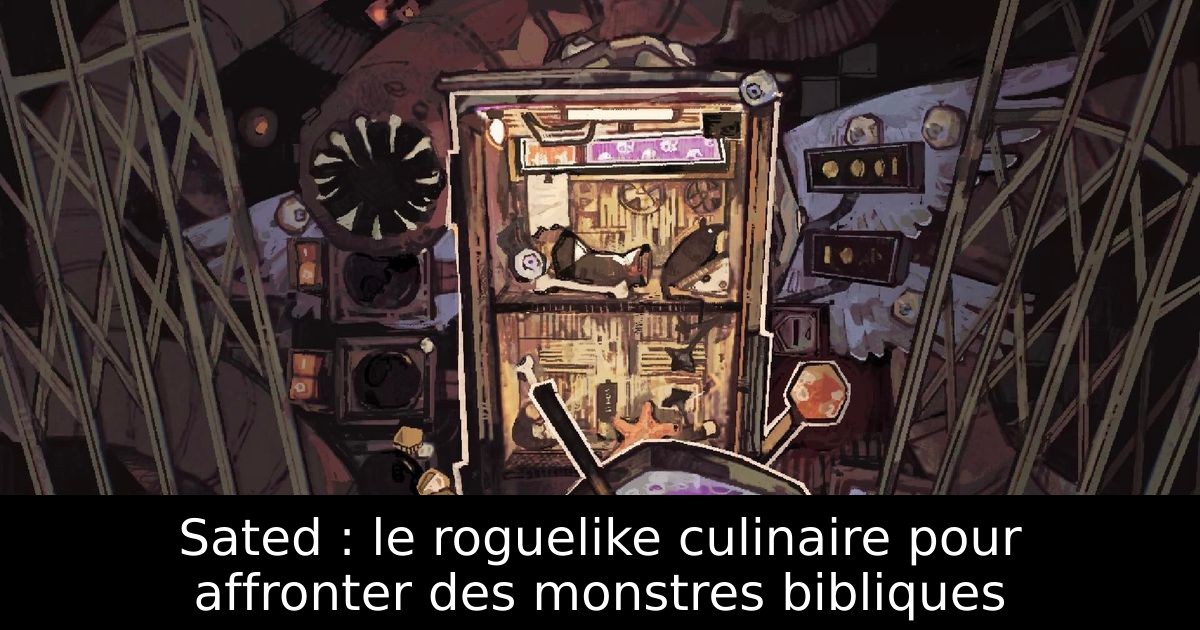 Sated : le roguelike culinaire pour affronter des monstres bibliques