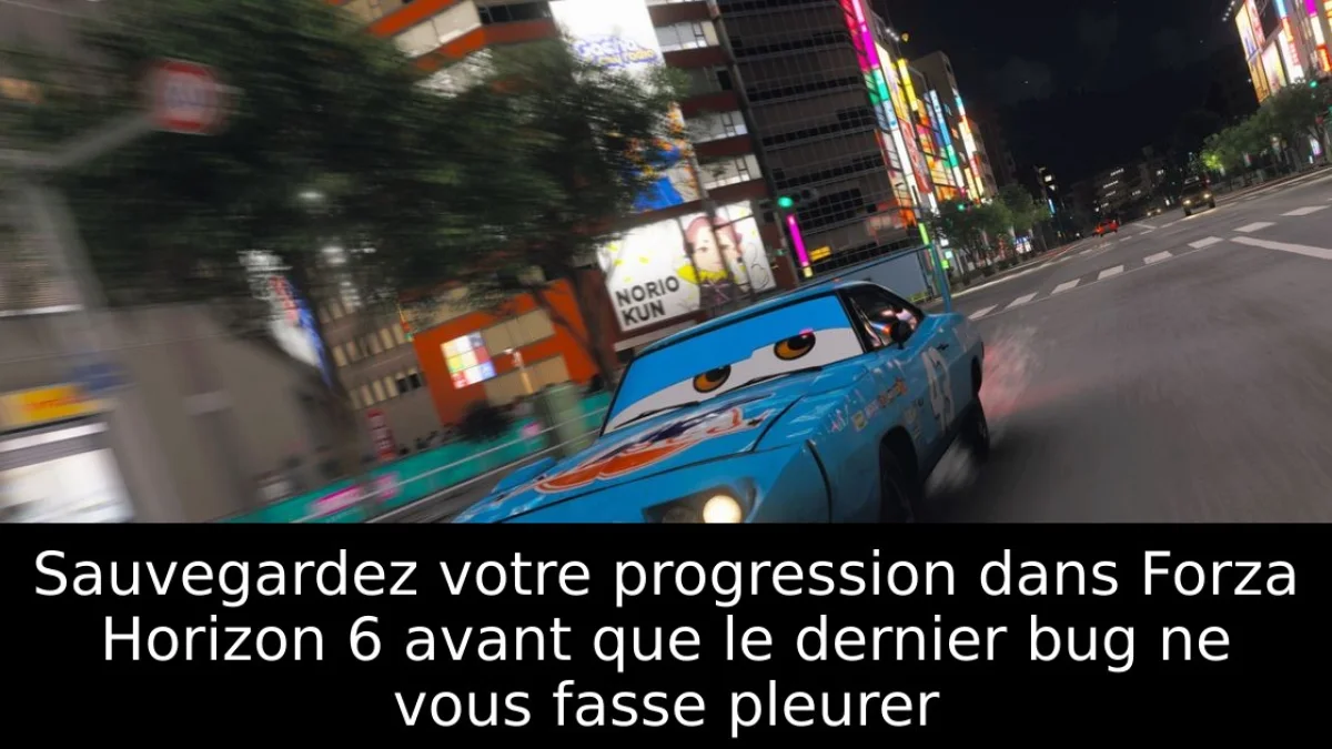 Sauvegardez votre progression dans Forza Horizon 6 avant que le dernier bug ne vous fasse pleurer