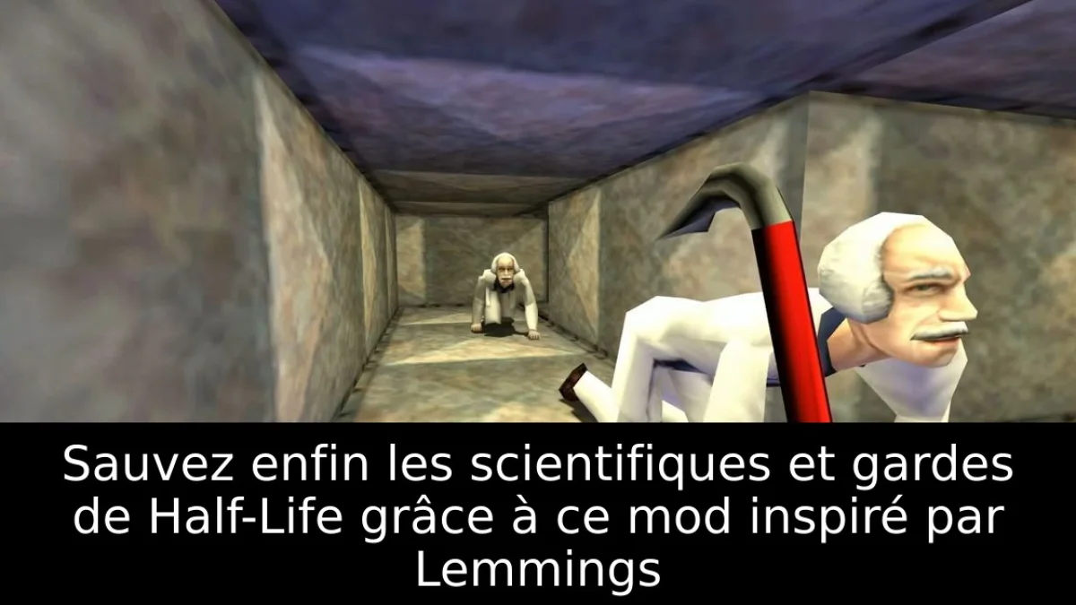Sauvez enfin les scientifiques et gardes de Half-Life grâce à ce mod inspiré par Lemmings