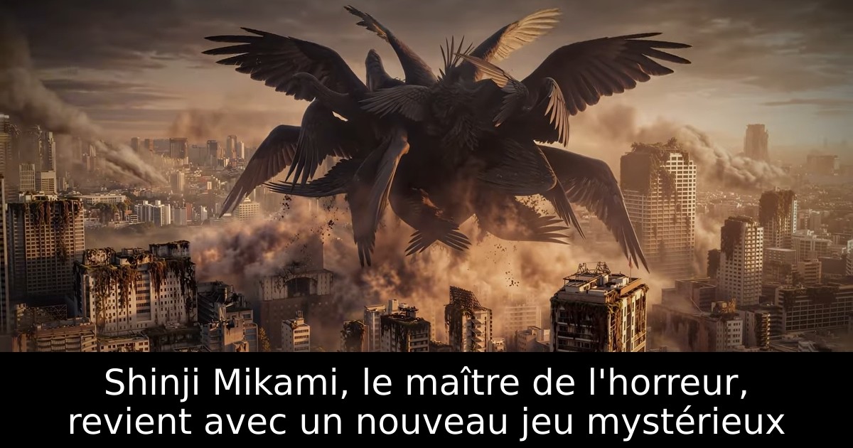 Shinji Mikami, le maître de l'horreur, revient avec un nouveau jeu mystérieux