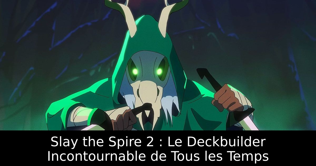 Slay the Spire 2 : Le Deckbuilder Incontournable de Tous les Temps