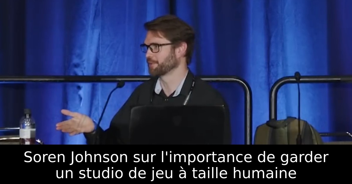 Soren Johnson sur l'importance de garder un studio de jeu à taille humaine