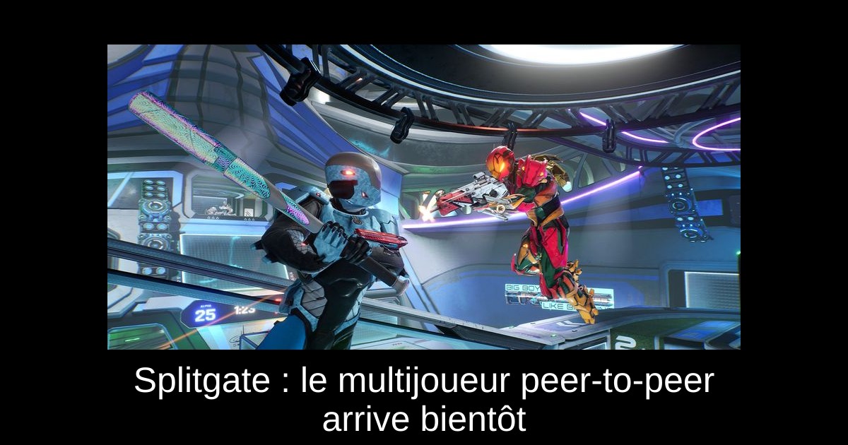 Splitgate : le multijoueur peer-to-peer arrive bientôt