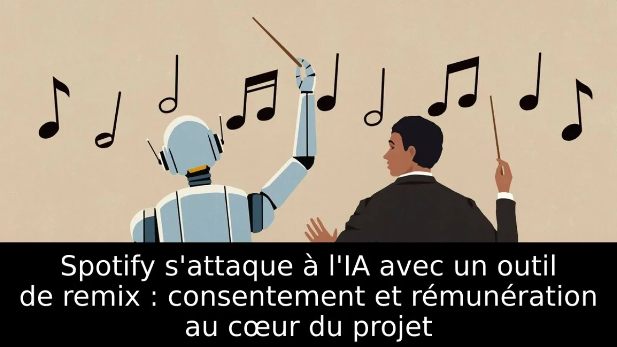 Spotify s'attaque à l'IA avec un outil de remix : consentement et rémunération au cœur du projet