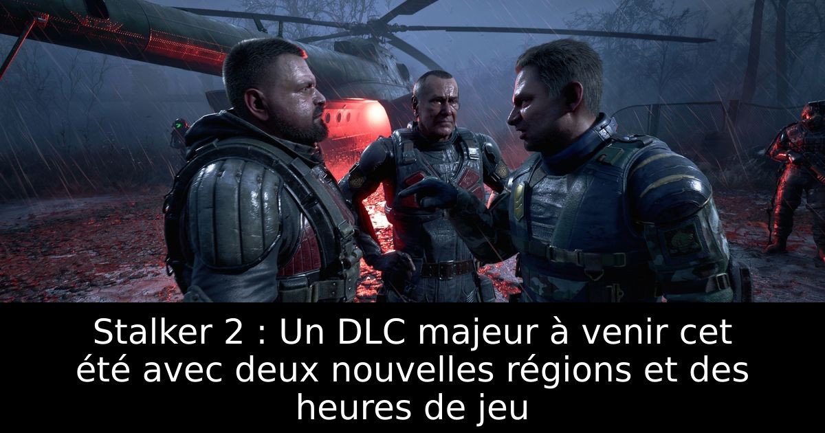 Stalker 2 : Un DLC majeur à venir cet été avec deux nouvelles régions et des heures de jeu