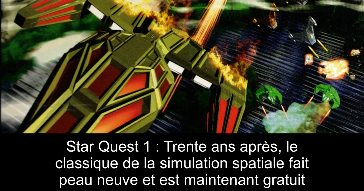 Star Quest 1 : Trente ans après, le classique de la simulation spatiale fait peau neuve et est maintenant gratuit